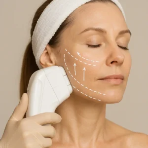 Woman having HI-FU to reduce wrinkles call LA LIPO Southampton Now!